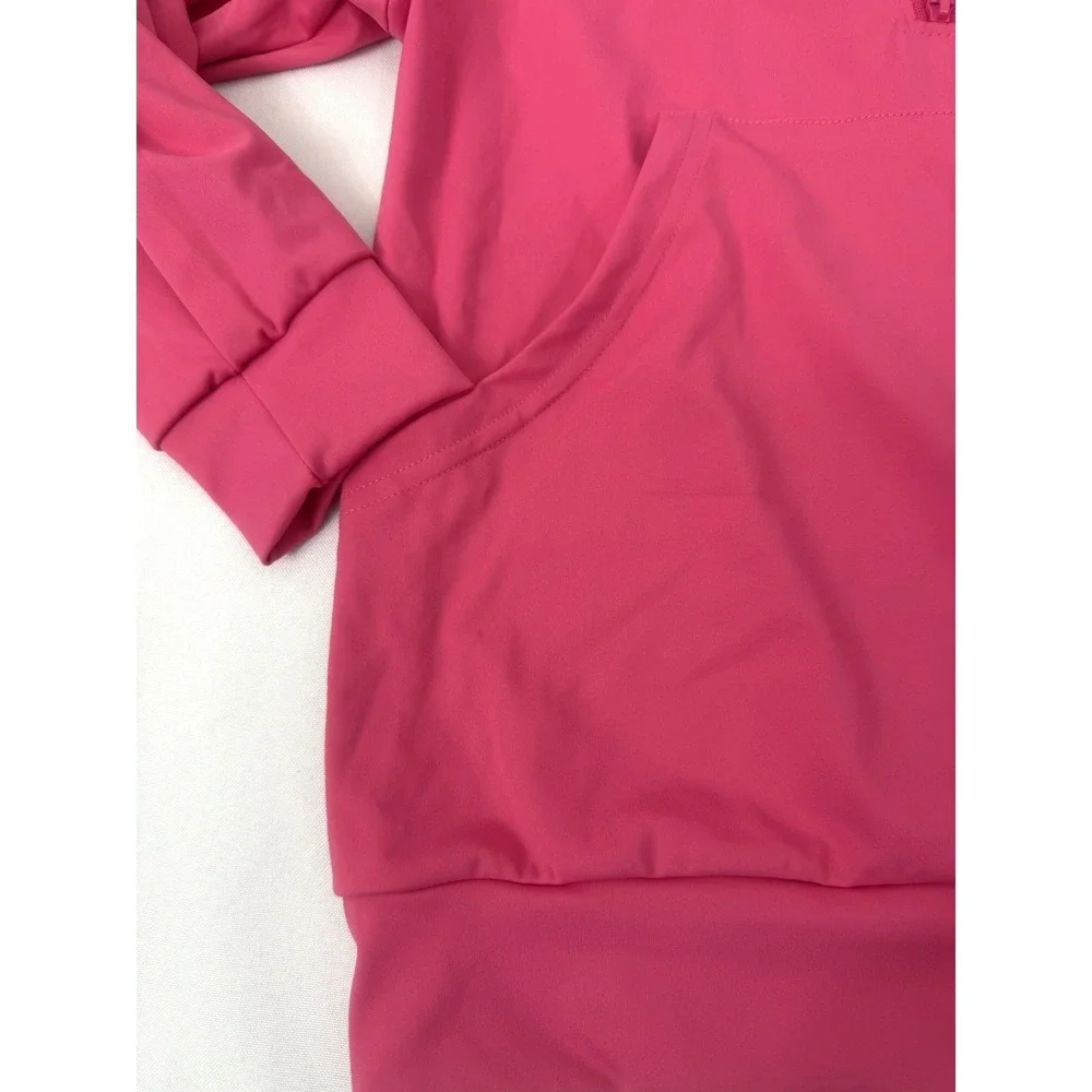 NWT Southern Sussies Pink 1/4 Zip‎ Long Sleeve Top and Shorts Girls Size 6/7